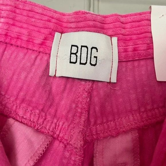 BDG Pink Corduroy Straight-Leg Pants - Picture 4 of 5